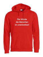 Pulli/Hoody/Zipper mit Aufdruck Würde des Menschen