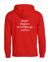 Hoody mit Aufdruck Massenverblödungswaffen