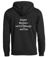 Hoody mit Aufdruck Massenverblödungswaffen