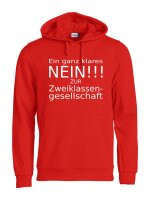 Pulli/Hoody/Zipper mit Aufdruck Zweiklassengesellschaft