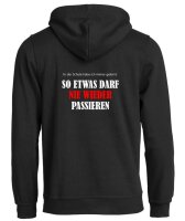 Pulli/Hoody/Zipper mit Aufdruck Nie wieder passieren