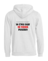 Pulli/Hoody/Zipper mit Aufdruck Nie wieder passieren