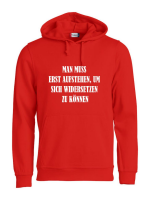 Hoody mit Aufdruck Widersetzen
