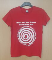Shirt mit Aufdruck Raus aus der Angst
