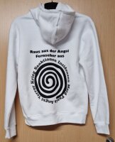 Pulli/Hoody/Zipper mit Aufdruck Raus aus der Angst