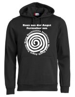 Pulli/Hoody/Zipper mit Aufdruck Raus aus der Angst