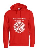 Pulli/Hoody/Zipper mit Aufdruck Raus aus der Angst