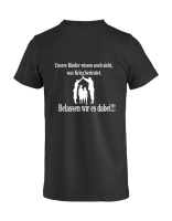 T-Shirt mit Aufdruck Kinder ohne Krieg
