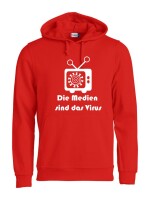 Pulli/Hoody/Zipper mit Aufdruck Medien Virus