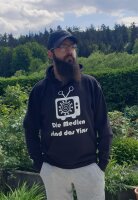 Hoody mit Aufdruck Medien Virus