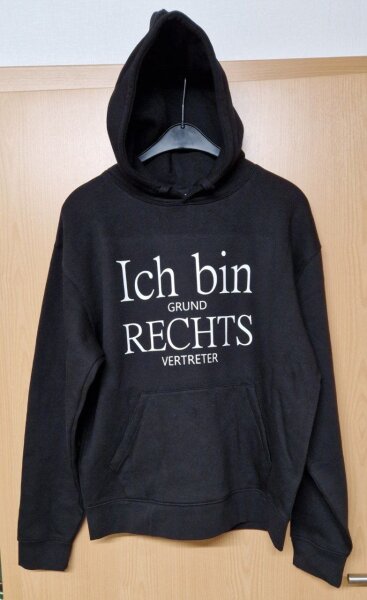Hoody mit Aufdruck Grundrechtsvertreter