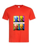 T-Shirt mit Aufdruck Free Assange
