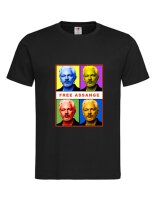 T-Shirt mit Aufdruck Free Assange