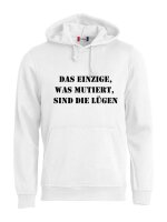 Pulli/Hoody/Zipper mit Aufdruck Lügen mutiert