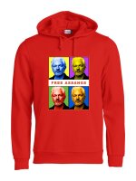 Pulli/Hoody/Zipper mit Aufdruck Free Assange