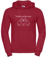 Pulli/Hoody/Zipper mit Aufdruck Volksverherzer