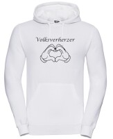 Pulli/Hoody/Zipper mit Aufdruck Volksverherzer