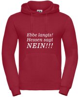 Pulli/Hoody/Zipper mit Aufdruck Ebbe langts!