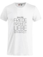 T-Shirt mit Aufdruck Meine DNA