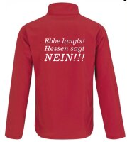 Softshell Jacke mit Aufdruck Ebbe langts