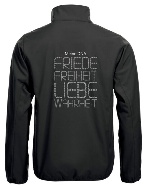 Softshell Jacke mit Aufdruck DNA