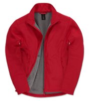 Softshell Jacke mit Aufdruck rote Linie, Herz, Widerstand