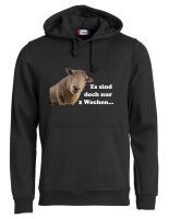 Pulli/Hoody/Zipper mit Aufdruck Schaf zwei Wochen