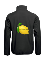 Softshell Jacke mit Aufdruck Zitrone ungespritzt