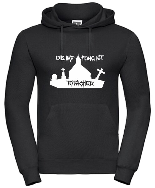 Hoody mit Aufdruck Impfung todsicher