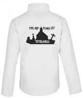 Softshell Jacke mit Aufdruck Impfung todsicher