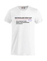 T-Shirt mit Aufdruck Deutschland steht auf