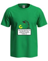 grünes T-Shirt, menschenverachtende Politik