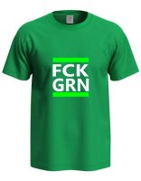 grünes T-Shirt, verschiedene Motive
