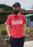 T-Shirt mit Aufdruck Wir sind die rote Linie!!!