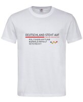 T-Shirt mit Aufdruck "Deutschland steht auf"