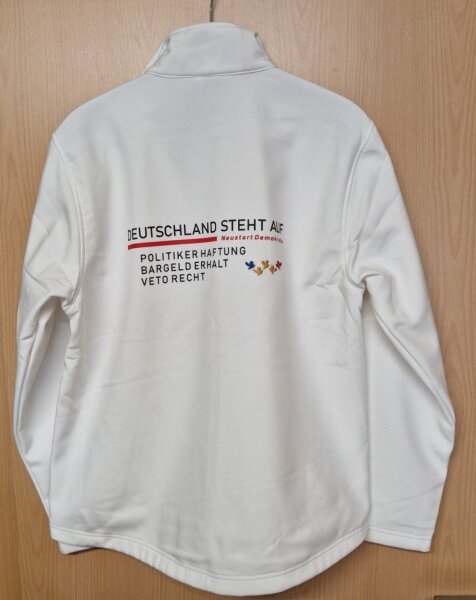 Softshelljacke Herren mit Aufdruck Deutschland steht auf