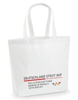 Baumwolltasche mit Aufdruck "Deutschland steht...