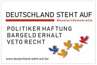 Flagge "Deutschland steht auf"
