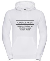 Querdenker Pulli/Hoody/Zipper, verschiedene Motive