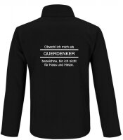 Querdenker Softshell Jacken, verschiedene Motive