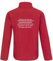 Querdenker Softshell Jacken, verschiedene Motive