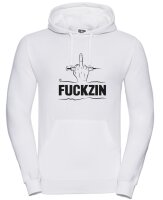 Hoody mit Aufdruck Fuckzin