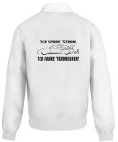 Regenjacke mit Aufdruck Ich fahre Verbrenner