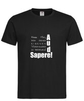 T-Shirt mit Aufdruck Sapere Aude!