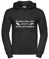 Pulli/Hoody/Zipper mit Aufdruck Essen Grillen statt Grillen Essen