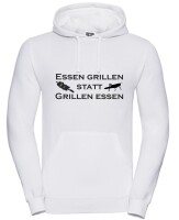 Pulli/Hoody/Zipper mit Aufdruck Essen Grillen statt Grillen Essen