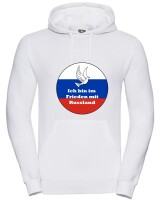 Pulli/Hoody/Zipper mit Aufdruck Frieden mit Russland