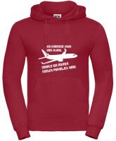 Hoody mit Aufdruck  Klima Privatjet