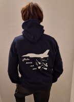 Pulli/Hoody/Zipper mit Aufdruck Make music not war