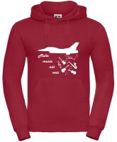Hoody mit Aufdruck Make music not war